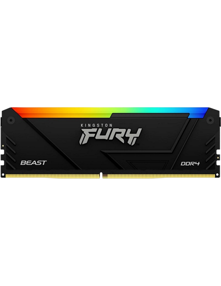Оперативная память Kingston FURY Beast RGB, DDR4 SDRAM, 3200 МГц, 16Гб, KF432C16BB2AK2/16 Оперативная память Kingston FURY Beast RGB, DDR4 SDRAM, 3200 МГц, 16Гб, KF432C16BB2AK2/16