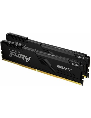 Memorie RAM Kingston FURY Beast, DDR4 SDRAM, 3200 MHz, 64GB, KF432C16BBK2/64