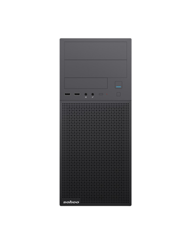 Carcasă PC Sohoo 2816BK, Midi-Tower, ATX, Negru