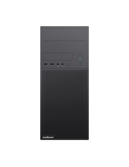 Компьютерный корпус Sohoo 2816BK, Midi-Tower, ATX, Чёрный