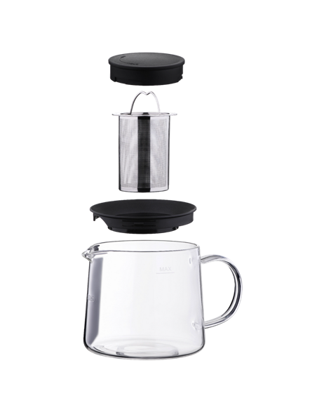 Ceainic cu infuzor Ardesto AR0710FP, 1L, Transparent Ceainic cu infuzor Ardesto AR0710FP, 1L, Transparent
