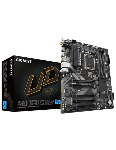 Материнская плата Gigabyte B760 DS3H AX, LGA1700, Intel B760, ATX