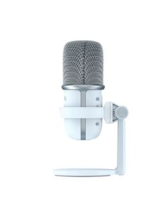 Microfon portabil pentru înregistrare vocală HyperX SoloCast, Cu fir, Alb 2