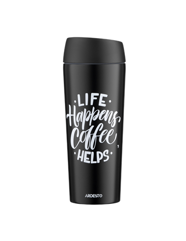Термокружка Ardesto AR2645BC, 0,45л, Чёрный