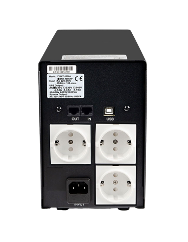 Sursă de alimentare neîntreruptibilă PCM BNT-1200AP, Linear-interactiv, 1200VA, Turn