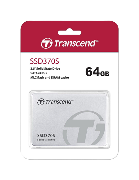 Накопитель SSD Transcend SSD370S, 64Гб, TS64GSSD370S