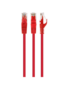 Патч-корд Cablexpert PP6U-0.25M/R, Cat6 UTP, 0,25м, Красный