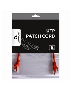 Патч-корд Cablexpert PP6U-0.25M/R, Cat6 UTP, 0,25м, Красный 2