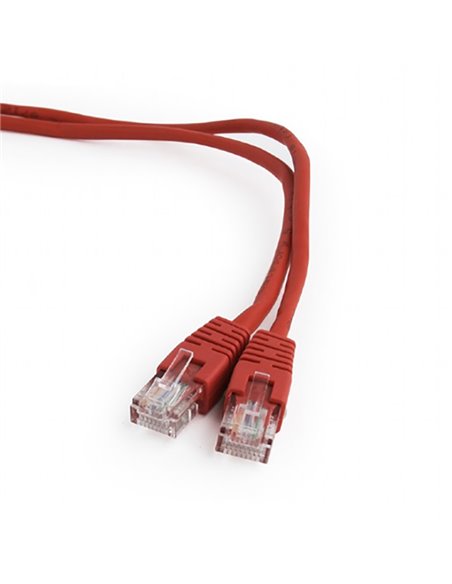 Patch cord Cablexpert PP6U-0.25M/R, Cat6 UTP, 0,25m, Roșu