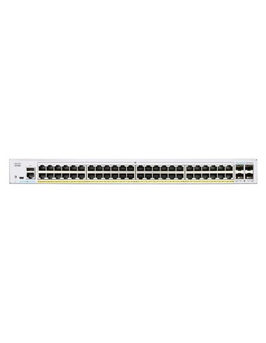 Сетевой коммутатор Cisco CBS350-48P-4X, 48x 10/100/1000 Мбит/с, 4x SFP+
