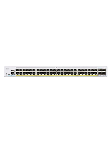 Switch de rețea Cisco CBS350-48P-4X, 48x 10/100/1000 Mbps, 4x SFP+