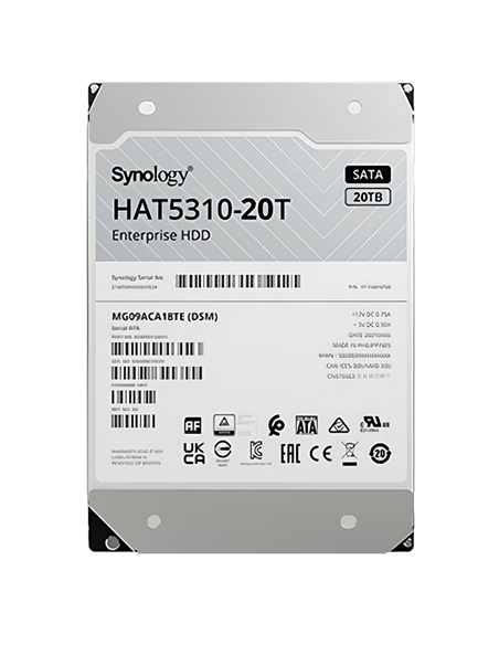 Жесткий диск SYNOLOGY HAT5310-20T, Серебристый Жесткий диск SYNOLOGY HAT5310-20T, Серебристый