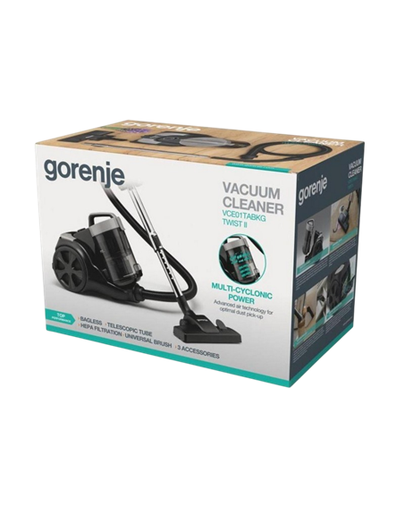 Aspirator Gorenje VCE01TABKG, Negru