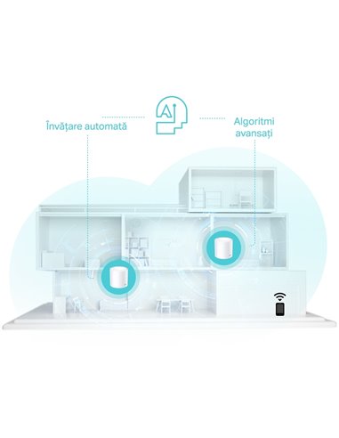 Sistem Wi-Fi Mesh TP-LINK Deco X50 (3-pack), Alb