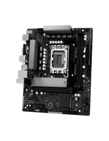 Материнская плата ASRock H810M-X, LGA1851, Intel H810, Micro-ATX
