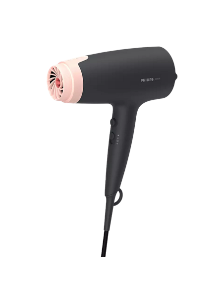 Uscător de păr Philips BHD350/10, 2100 W, Negru | Roz