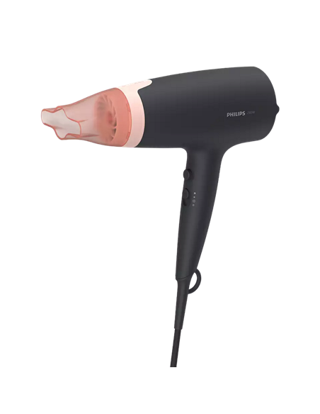 Uscător de păr Philips BHD350/10, 2100 W, Negru | Roz