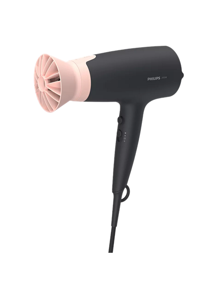 Uscător de păr Philips BHD350/10, 2100 W, Negru | Roz