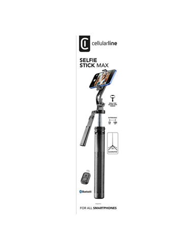 Selfie Stick Cellularline Selfie Stick Max, Negru