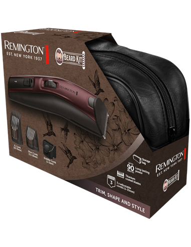 Trimmer pentru bărbați Remington MB4047, Negru | Roșu