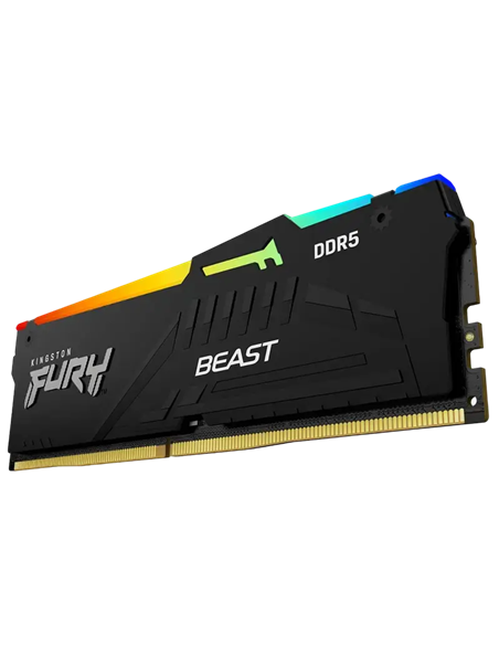 Оперативная память Kingston FURY Beast RGB, DDR5 SDRAM, 5600 МГц, 64 ГБ, KF556C36BBEA-64 Оперативная память Kingston FURY Beast RGB, DDR5 SDRAM, 5600 МГц, 64 ГБ, KF556C36BBEA-64