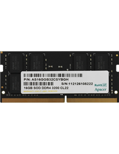 Оперативная память Apacer AS16GGB32CSYBGH, DDR4 SDRAM, 3200 МГц, 16Гб 2