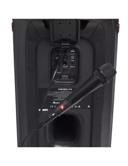 Microfon vocal JBL PBM100, Cu fir, Negru