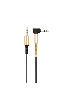 Аудиокабель Xpower UPA02, 3.5 мм - 3.5 мм, 1м, Чёрный