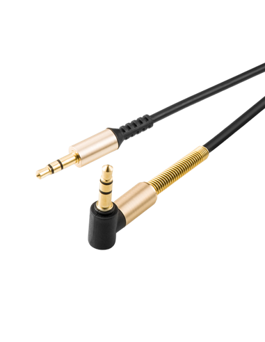 Аудиокабель Xpower UPA02, 3.5 мм - 3.5 мм, 1м, Чёрный