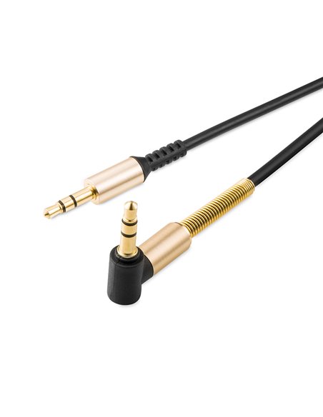 Аудиокабель Xpower UPA02, 3.5 мм - 3.5 мм, 1м, Чёрный