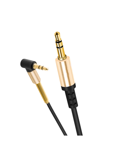 Аудиокабель Xpower UPA02, 3.5 мм - 3.5 мм, 1м, Чёрный