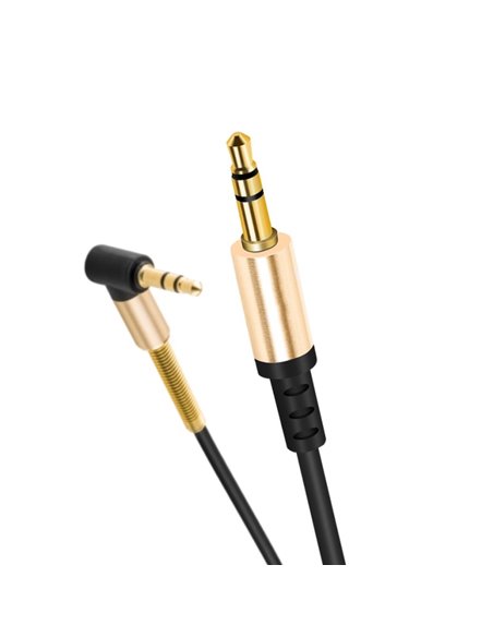 Cablu audio Xpower UPA02, 3.5 mm - 3.5 mm, 1m, Negru