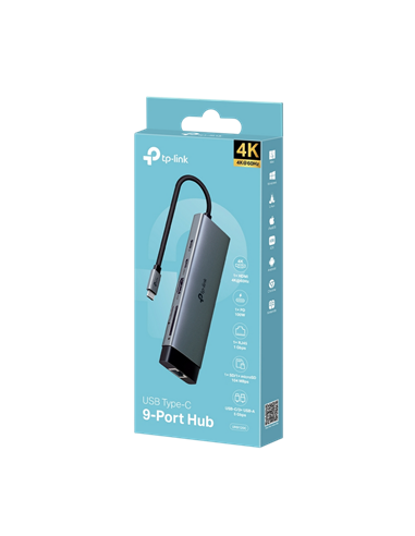 USB-концентратор TP-LINK UH9120C, Серебристый