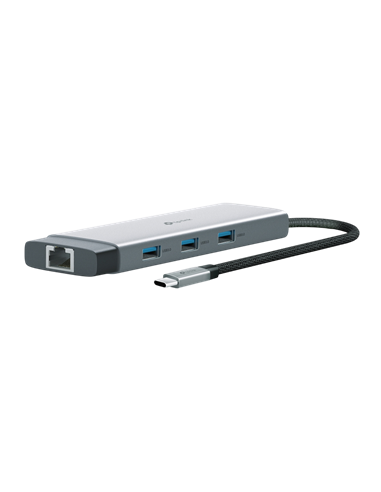USB-концентратор TP-LINK UH9120C, Серебристый