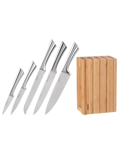 Set de Cuțite Ardesto AR2021SB, Oțel inoxidabil