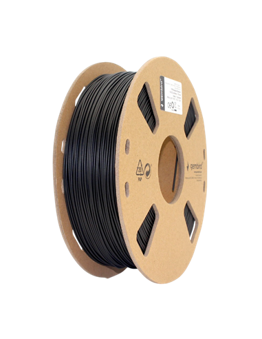 Filament pentru imprimantă 3D Gembird 3DP-TPE1.75-01-BK, TPE, Negru, 1.75 mm, 1kg