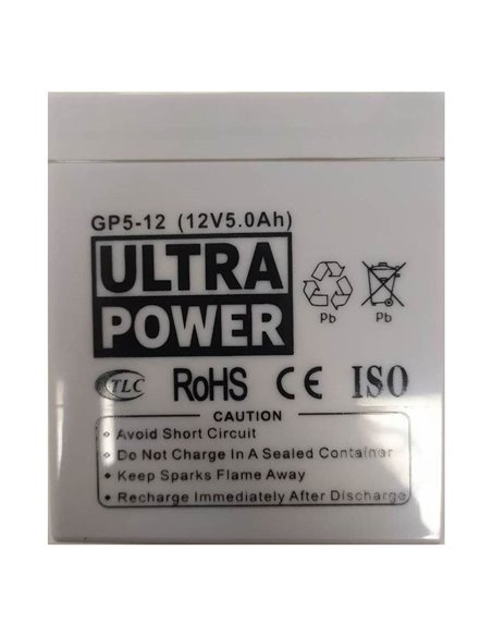 Acumulator UPS Ultra Power GP5-12, 12V, 5Ah