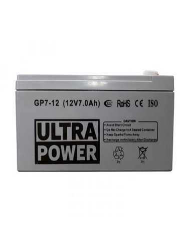 Аккумулятор для резервного питания Ultra Power GP7-12, 12В, 7А*ч