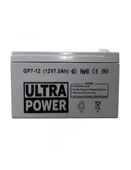 Acumulator UPS Ultra Power GP7-12, 12V, 7Ah