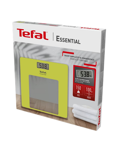 Cântar de podea Tefal PP1305V0, Galben