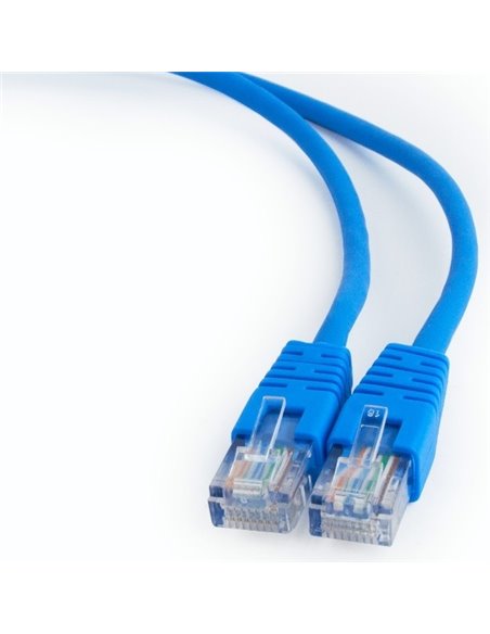 Patch cord Cablexpert PP22-0.5M/B, Cat5e FTP, 0,5m, Albastru