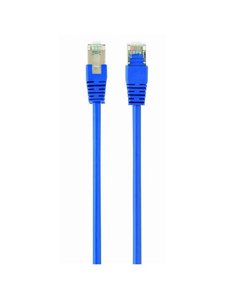 Patch cord Cablexpert PP22-0.5M/B, Cat5e FTP, 0,5m, Albastru