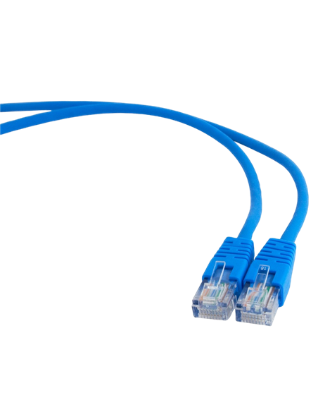 Patch cord Cablexpert PP22-0.5M/B, Cat5e FTP, 0,5m, Albastru