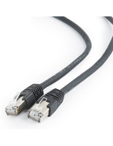 Patch cord Cablexpert PP6-0.5M/BK, Cat6 FTP , 0,5m, Negru