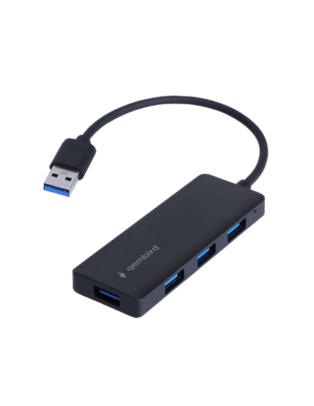 USB-концентратор Gembird UHB-U3P4-03, Чёрный
