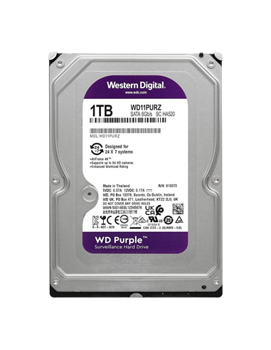 Unitate HDD Western Digital WD Purple, 3.5", 1 TB WD11PURZ