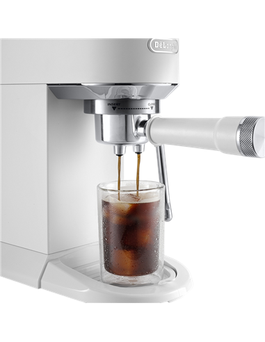 Cafetiera manuala DeLonghi EC890WI, 1450W, Alb