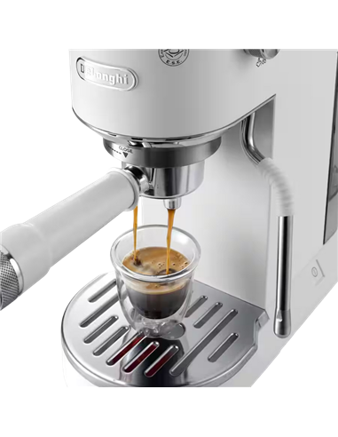 Cafetiera manuala DeLonghi EC890WI, 1450W, Alb