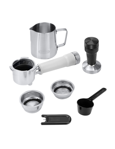 Cafetiera manuala DeLonghi EC890WI, 1450W, Alb
