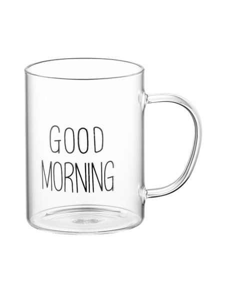 Набор чашек Ardesto AR2642BMR, 420 мл, 2 шт, Прозрачный